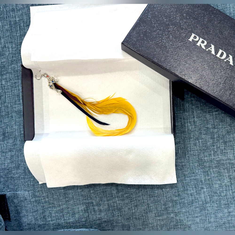 Prada Statement Fether Earring
